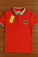 COTTON POLO RED