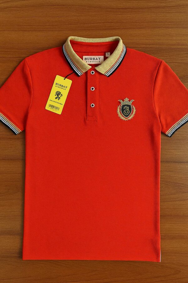 COTTON POLO RED - Image 2